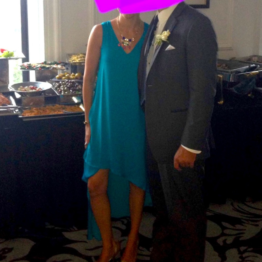 BCBG Maxazria Teal Dress - XXS